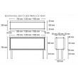 Bioethanol fireplace two faced